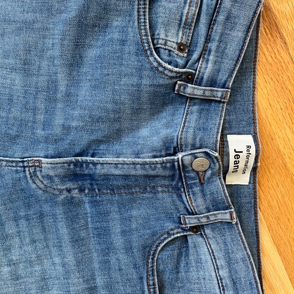 Reformation liza ultra high rise straight jeans US27 - Picture 3 of 5